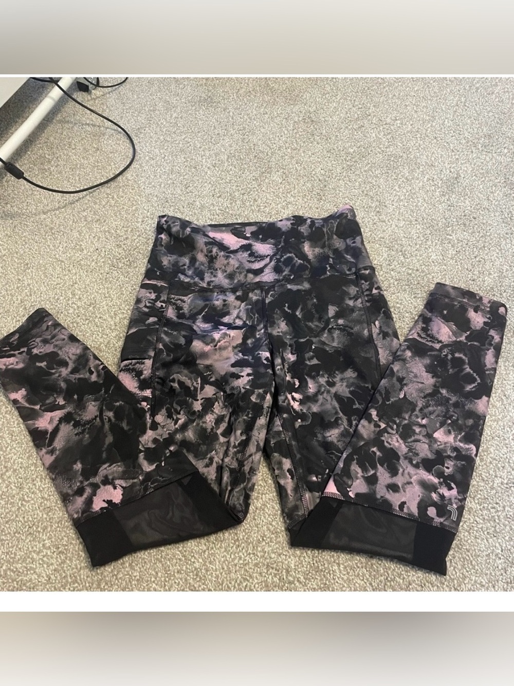 Purple Mesh Detail Lole Leggings